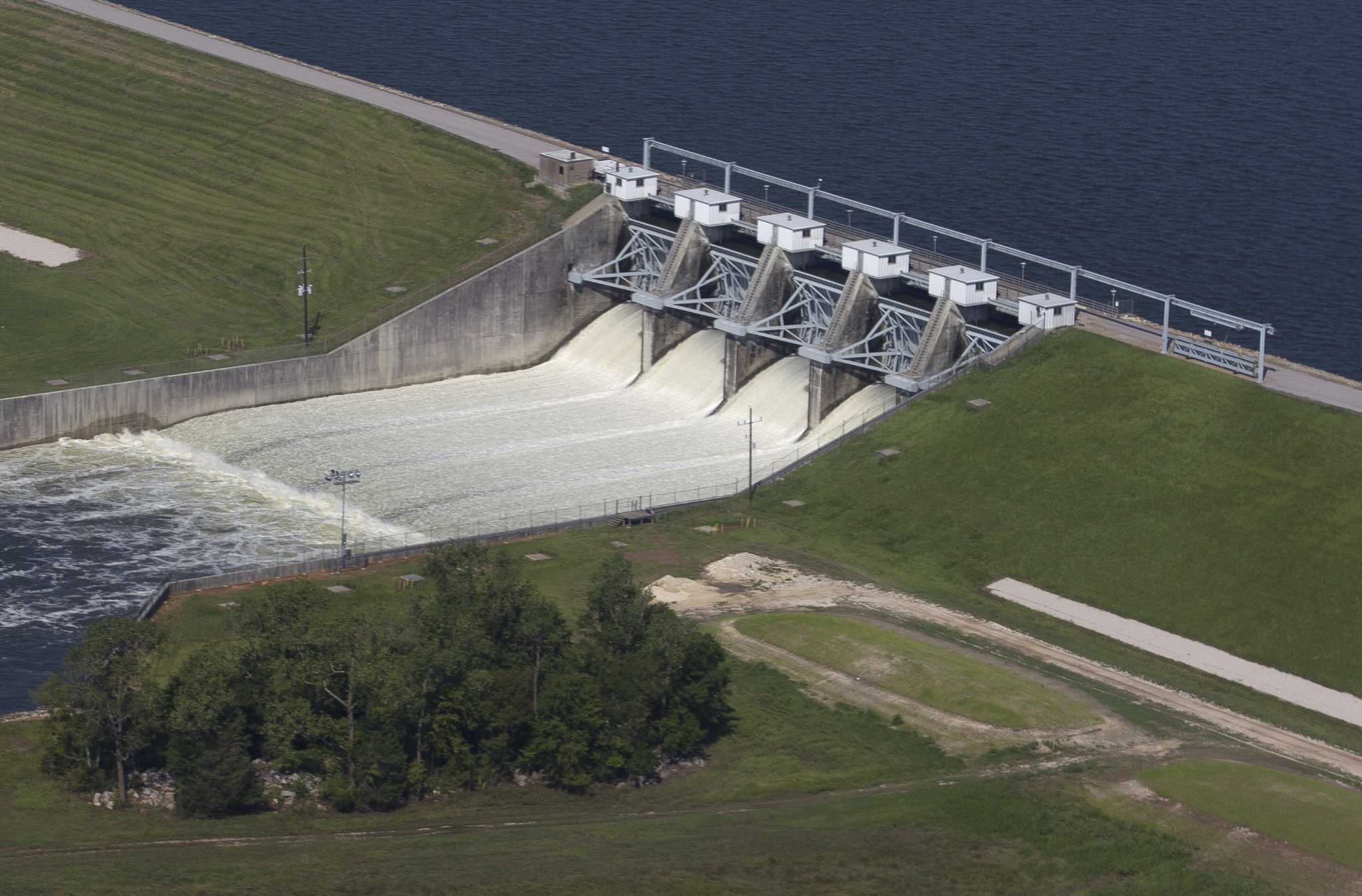 Lake Conroe back open as lake depth recedes