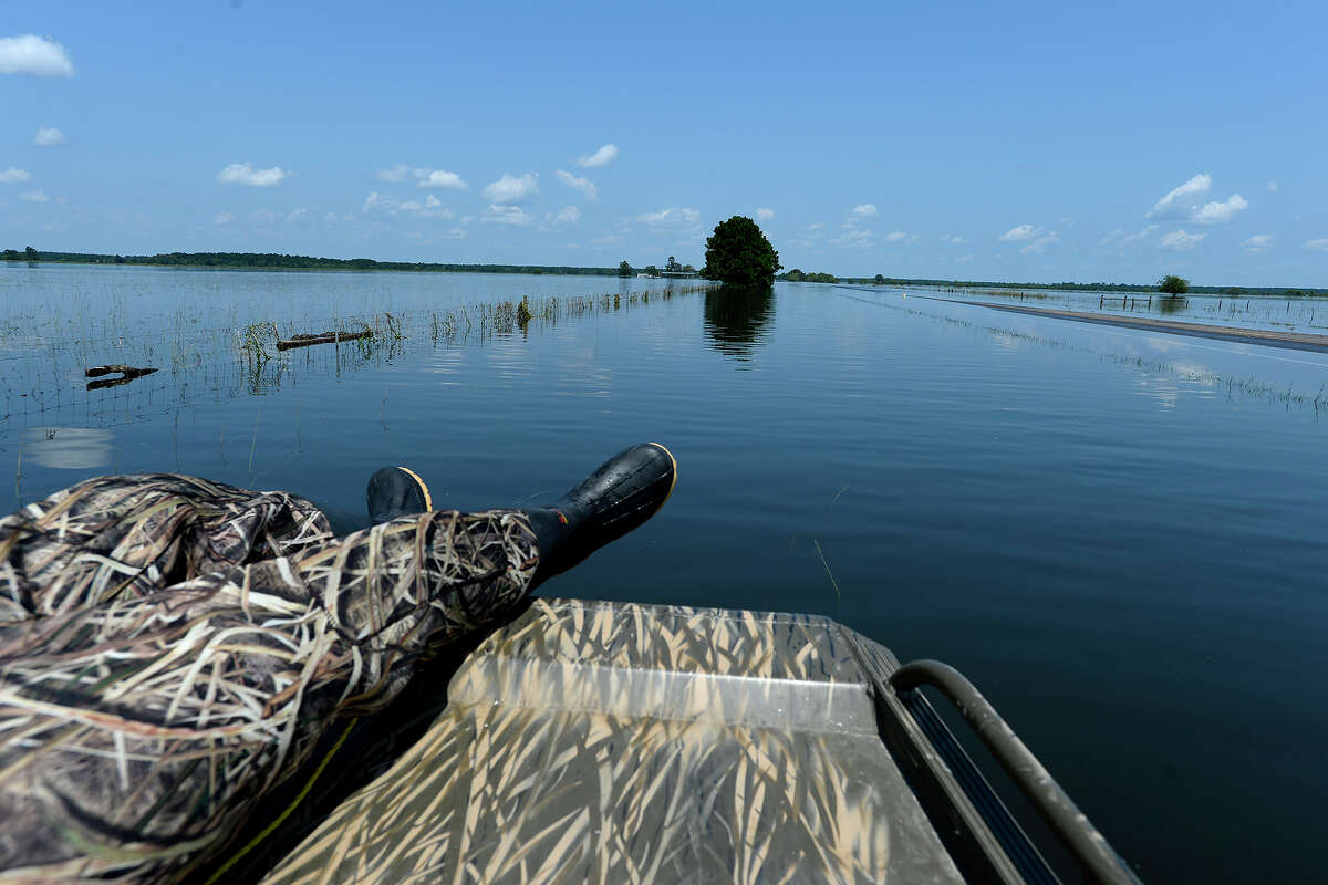 Hard to leave Sour Lake when only way is by boat