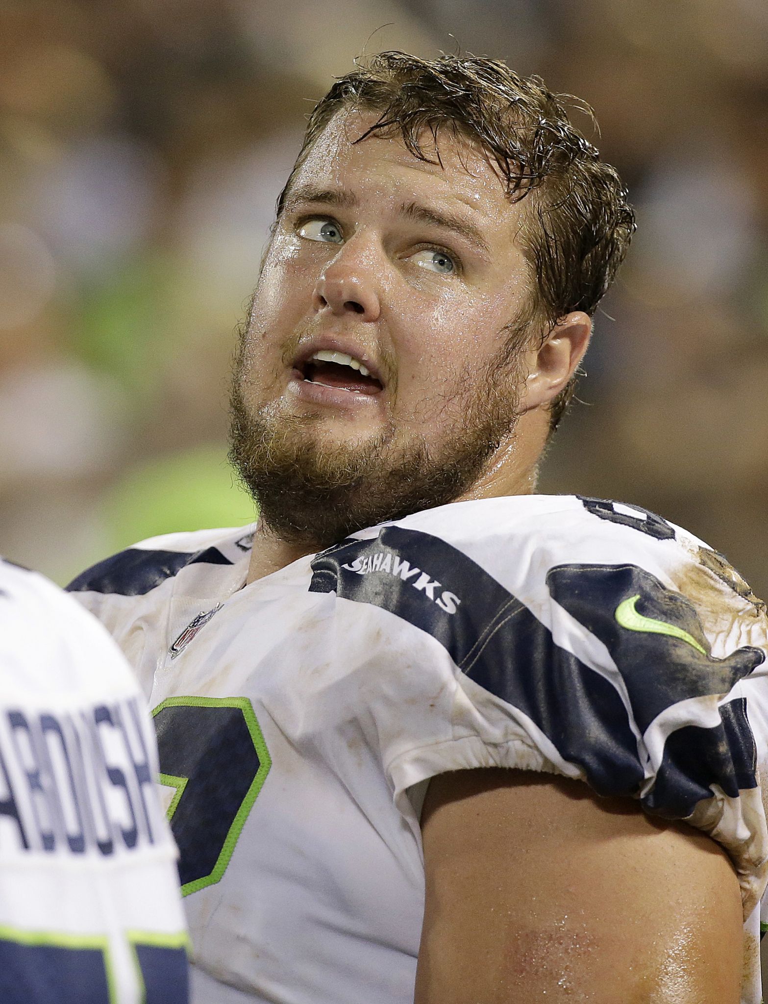 Communication gives Oday Aboushi edge over Mark Glowinski on Seahawks'  offensive line