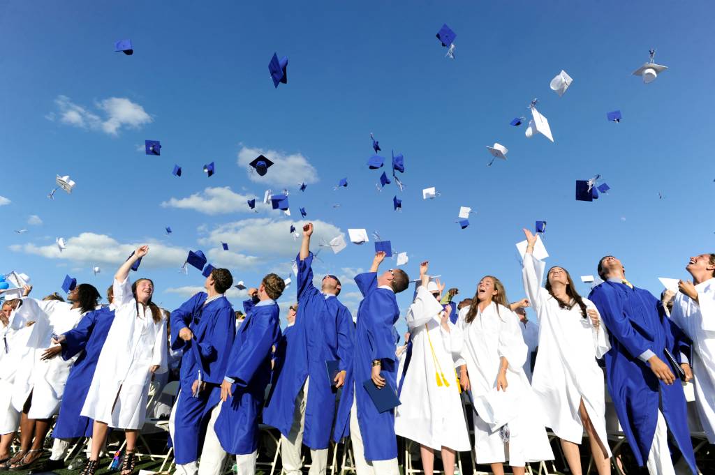 Darien High School graduation