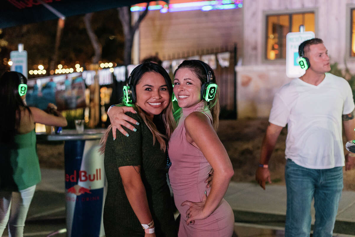 Party-goers gathered at The Well on UTSA Boulevard on Sunday, Sept. 3, 2017, for the 5th annual Silent Disco. DJ LAZ made an appearance at the all-night dance party, which calls on attendees to jam to music while wearing headphones.