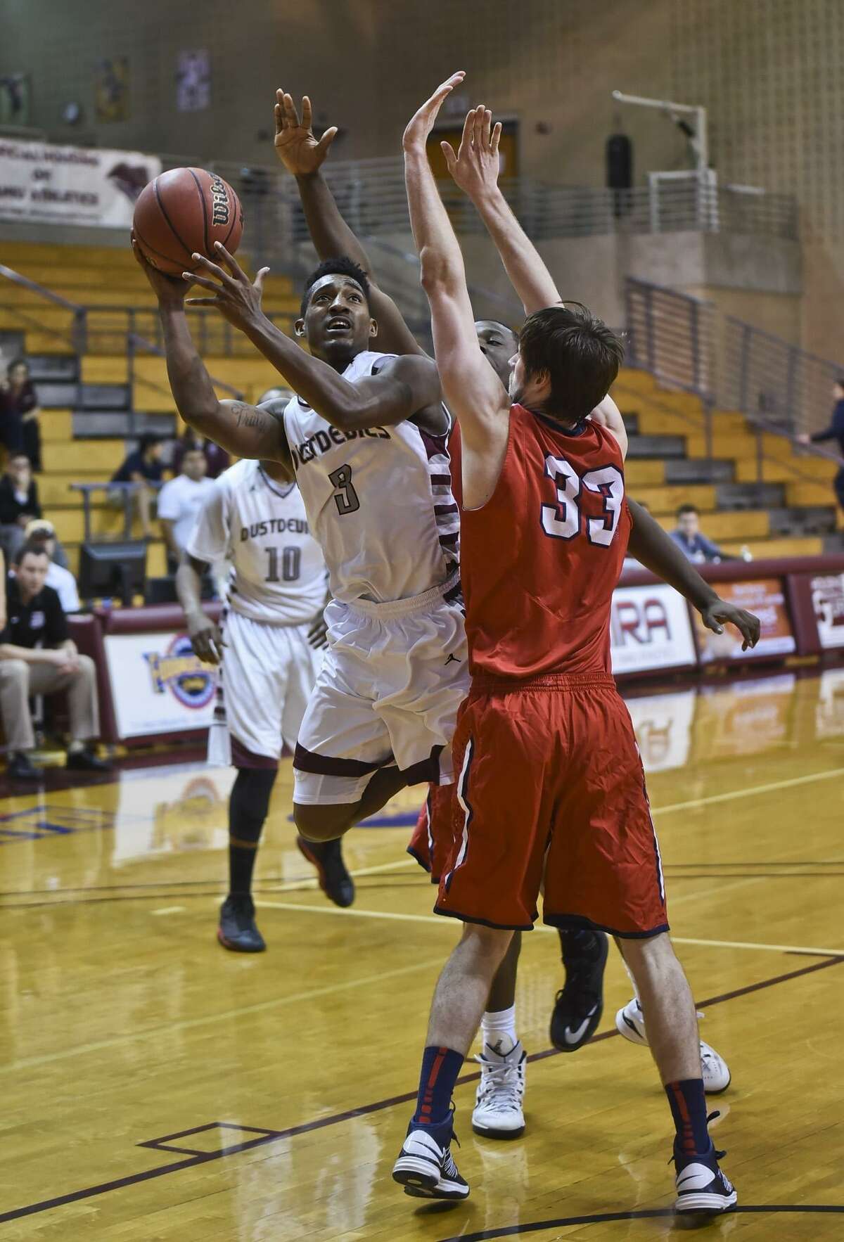 Anthony Alston averaged 11.5 points in 57 games over two seasons with the Dustdevils.