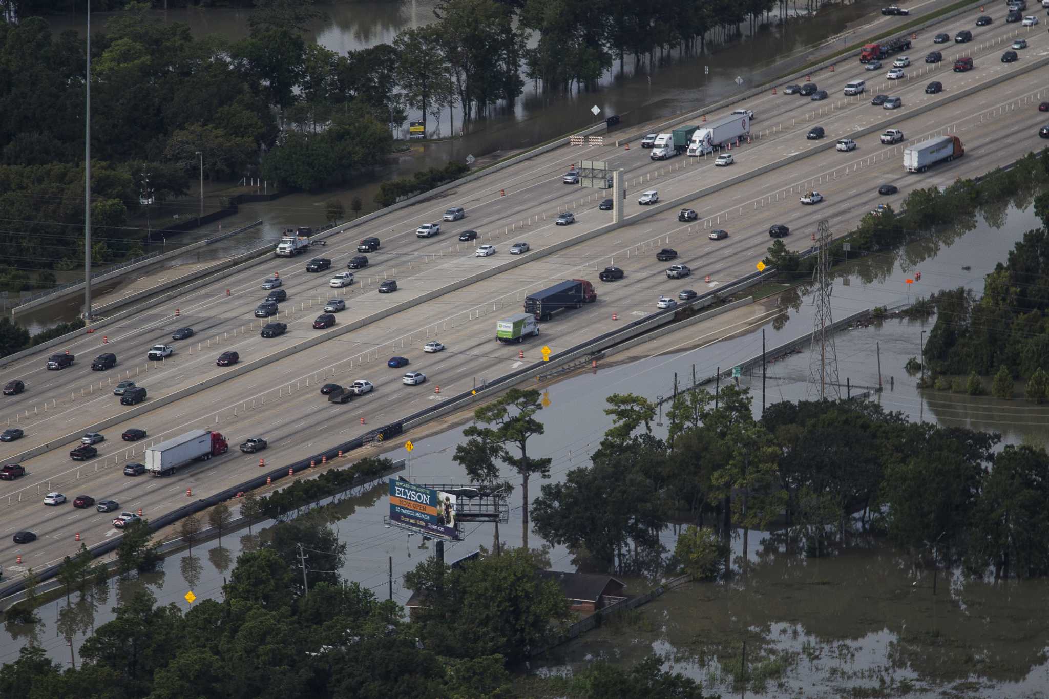 How to get around Houston's horrible traffic jams after Harvey
