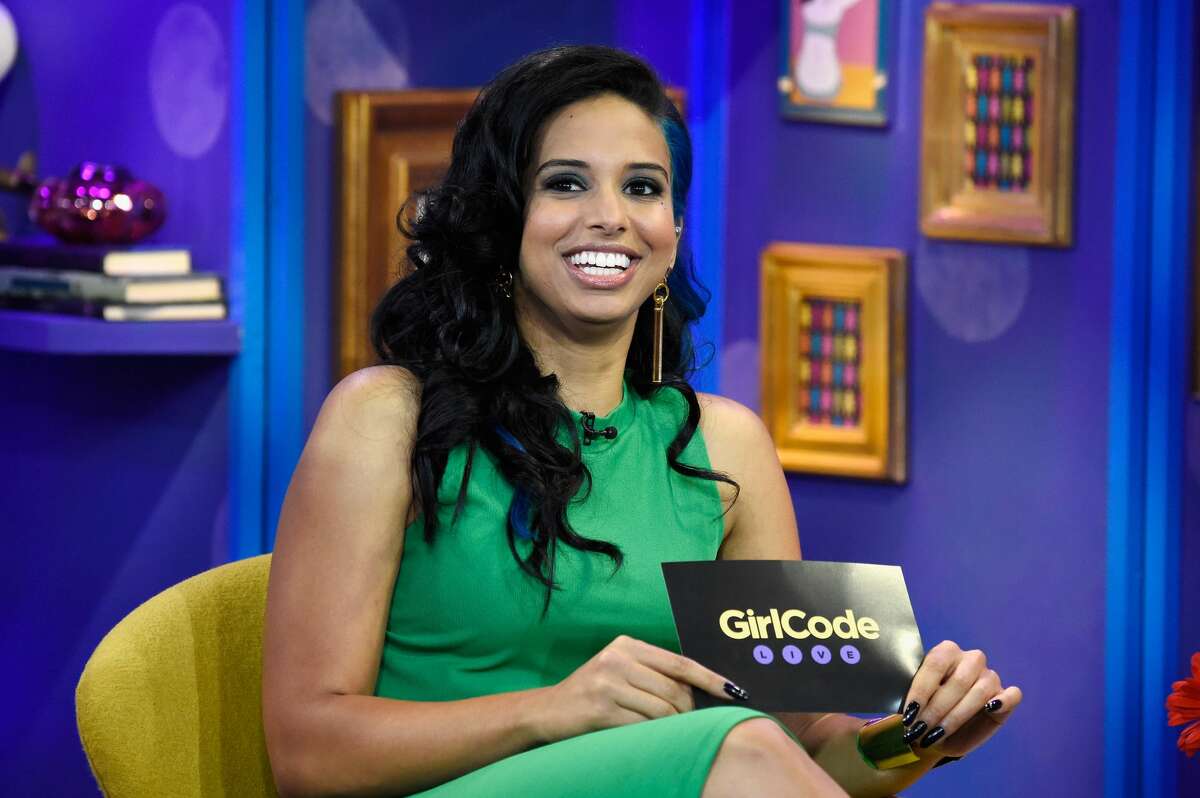 Host Nessa attends a taping of MTV's talk show "Girl Code Live".