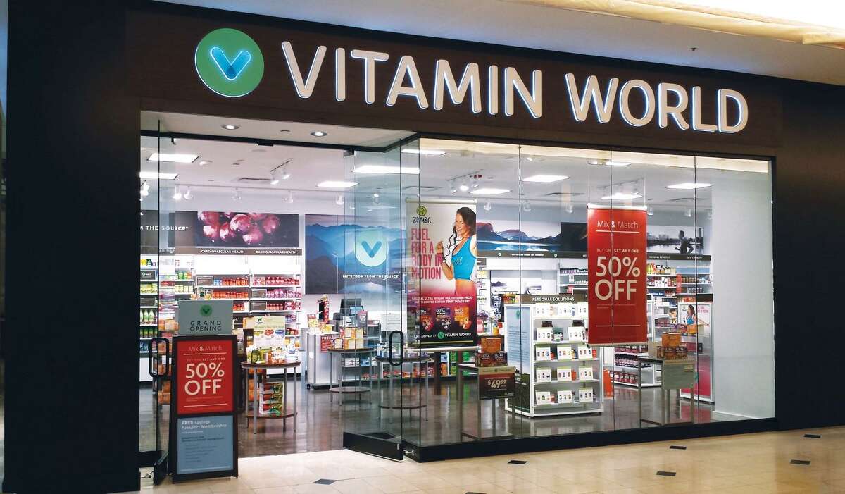 Vitamin World has some 345 stores nationally, including southwestern Connecticut locations at malls in Danbury, Milford and Trumbull. (Photo via PRNewswire)