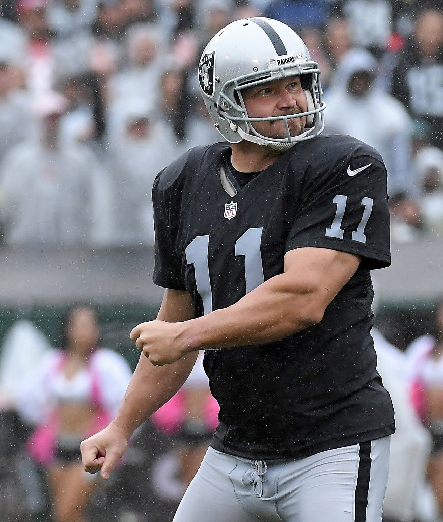 Raiders kicker Sebastian Janikowski about to set team longevity record