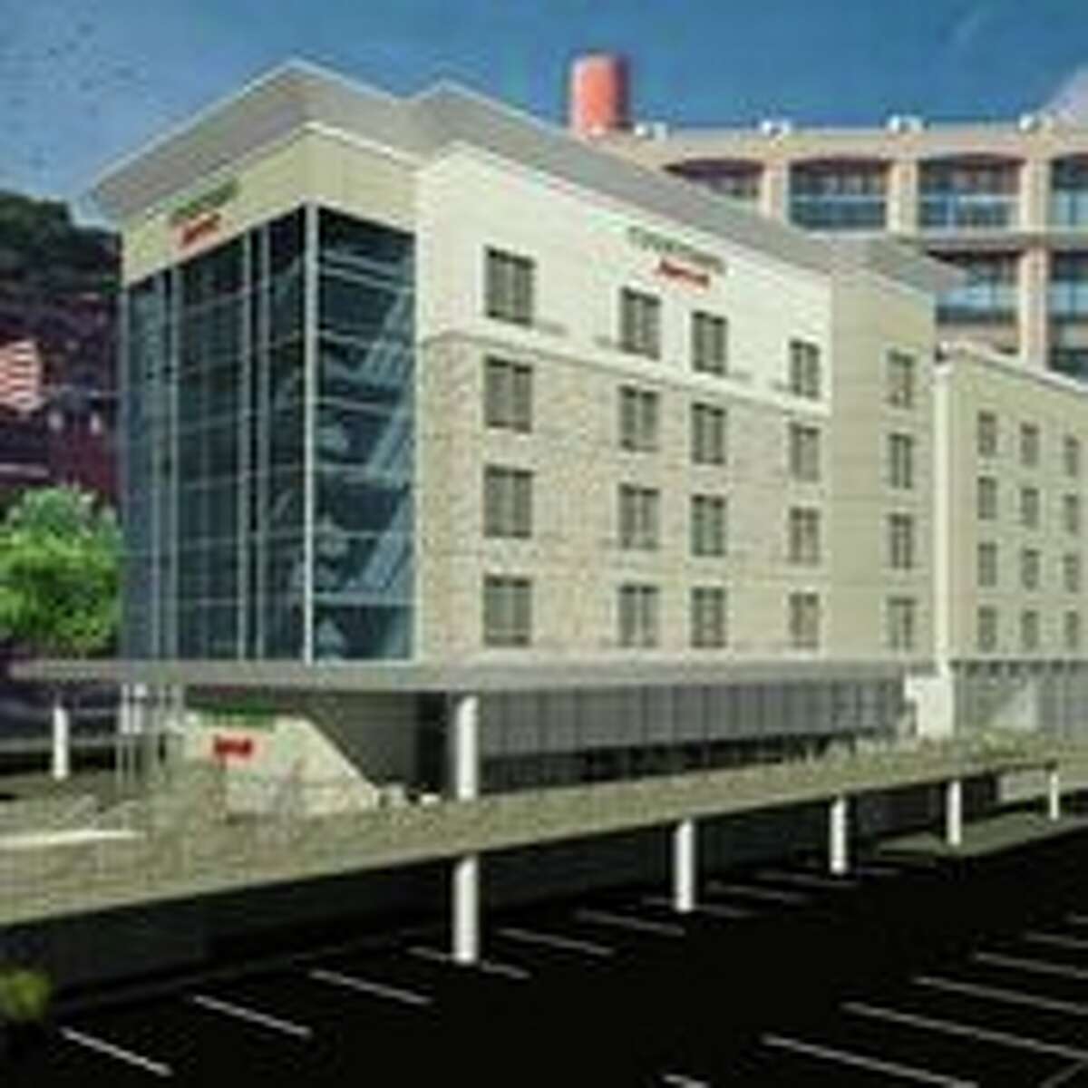 Site work has begun on the new Courtyard by Marriott hotel on River Street in Troy. Completion is set for next summer.