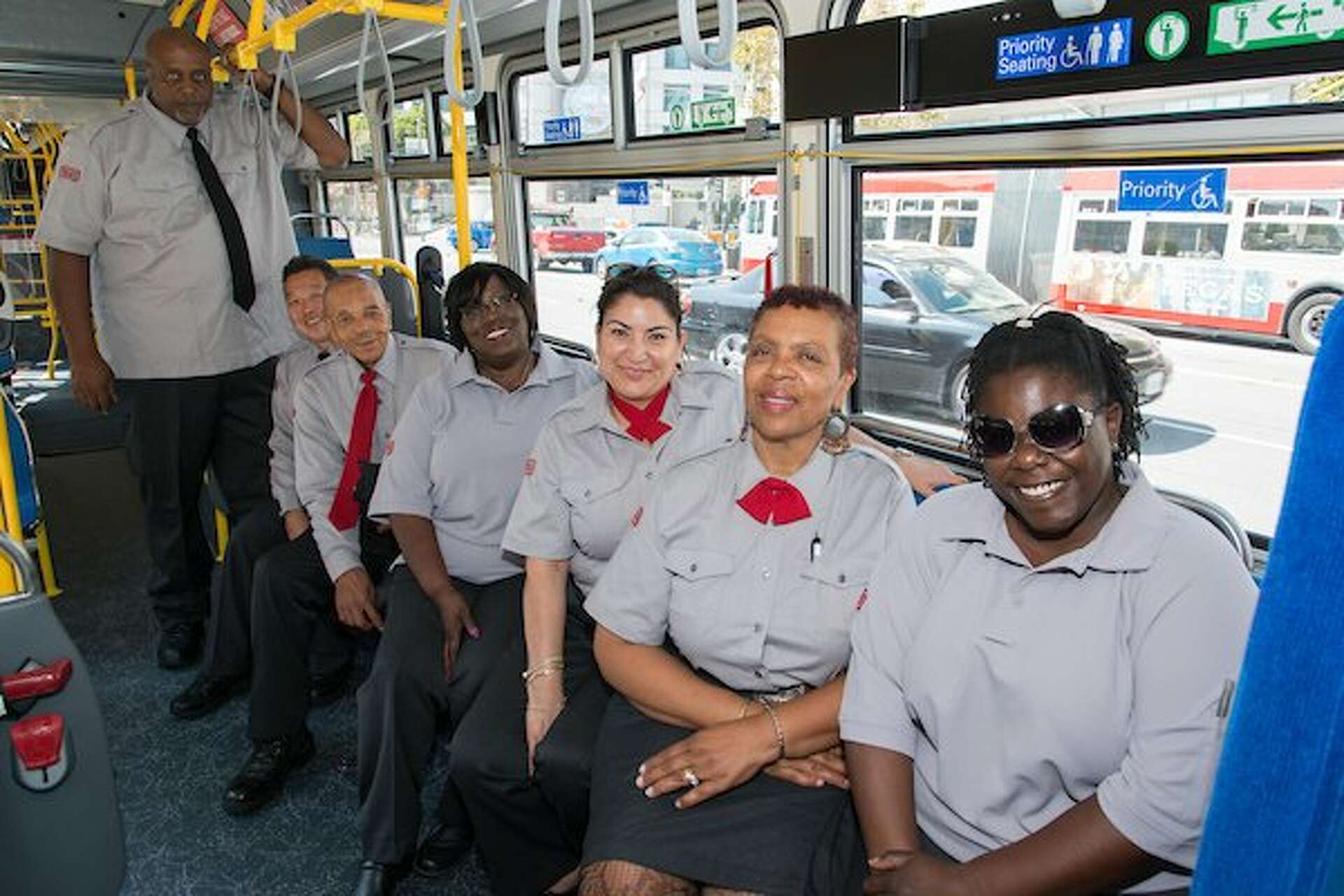 MUNI Bus store Earrings