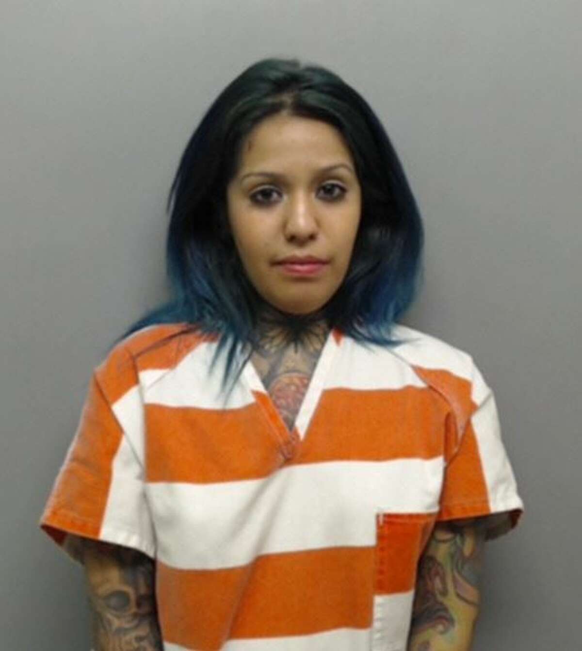 Keisha Guzman, 20, was arrested and charged with possession of a controlled substance.