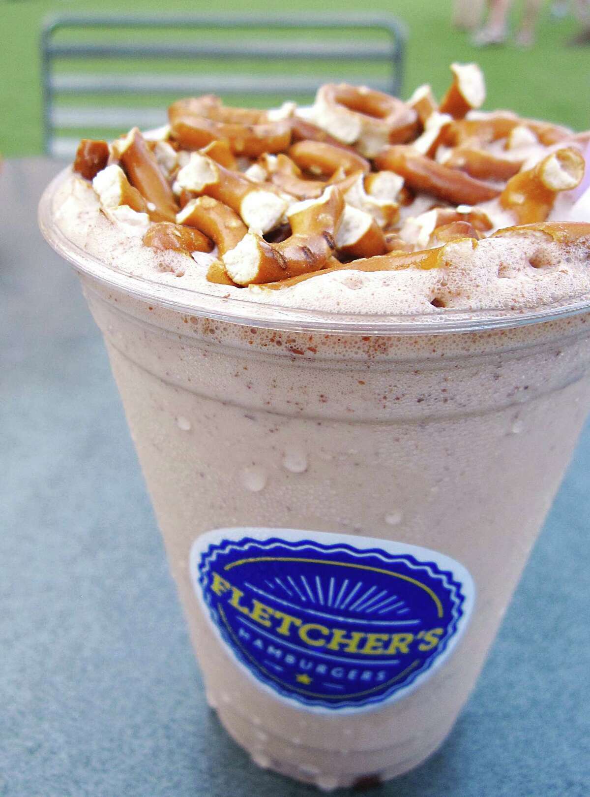 A Nutella milkshake with pretzels from Fletcher's Hamburgers will be part of the $4 happy hour specials.