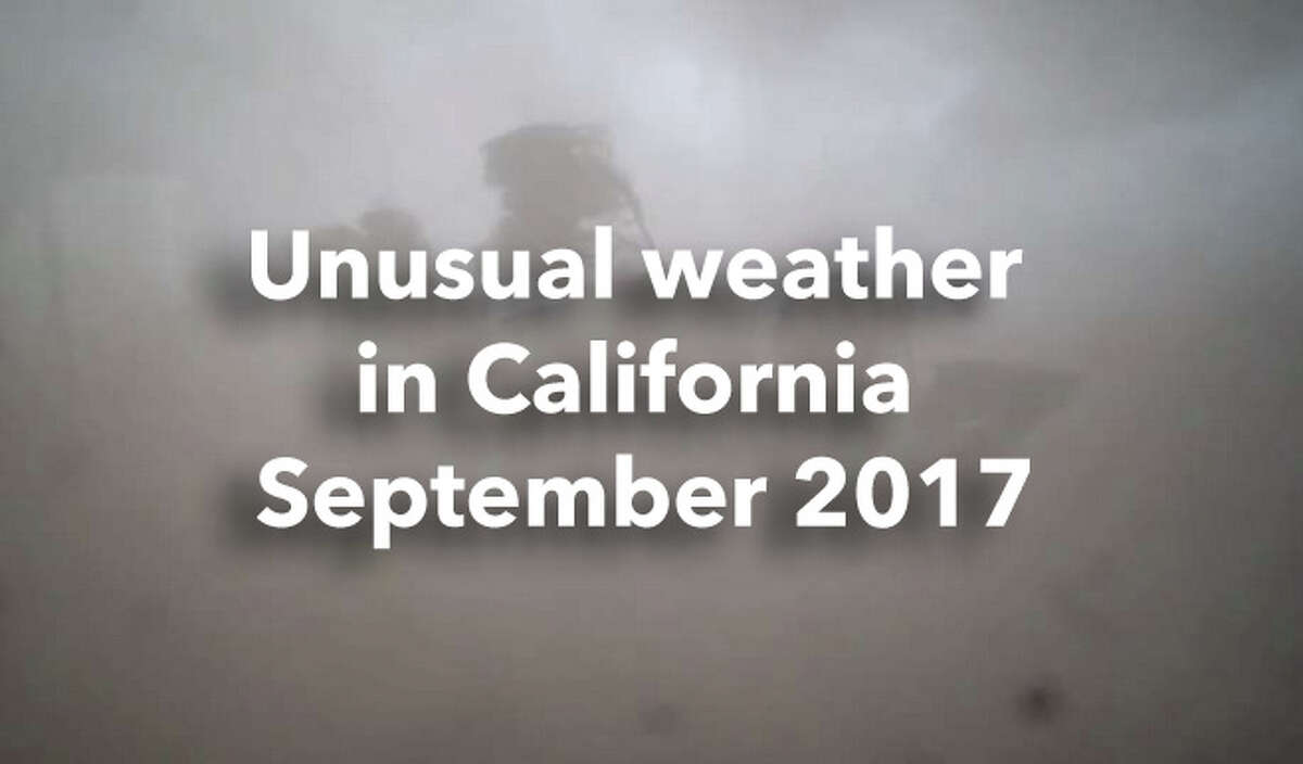 Collapsing thunderstorms cause bizarre isolated winds that whip San