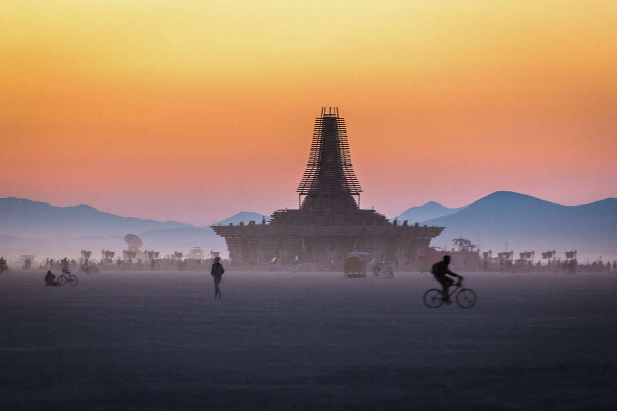 Participants attend Burning Man 2017, the largest outdoor arts festival in North America, in the Black Rock desert of Gerlach, Nevada. ("Sidney Erthal works with the Burning Man Project as an archivist, photographer, and translator.") Click through the gallery for a roundup of celebrities and tech execs who attended the 2017 festival.