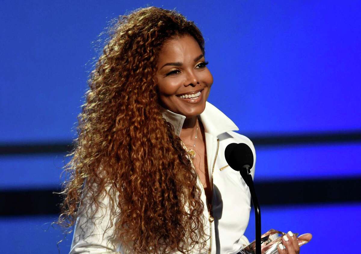 Janet Jackson accepts the ultimate icon: music dance visual award at the BET Awards in Los Angeles.