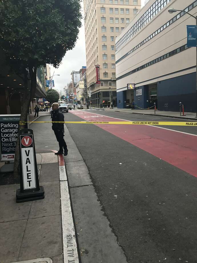 Dangling Debris Forces Union Square Area Street Closures Sfgate