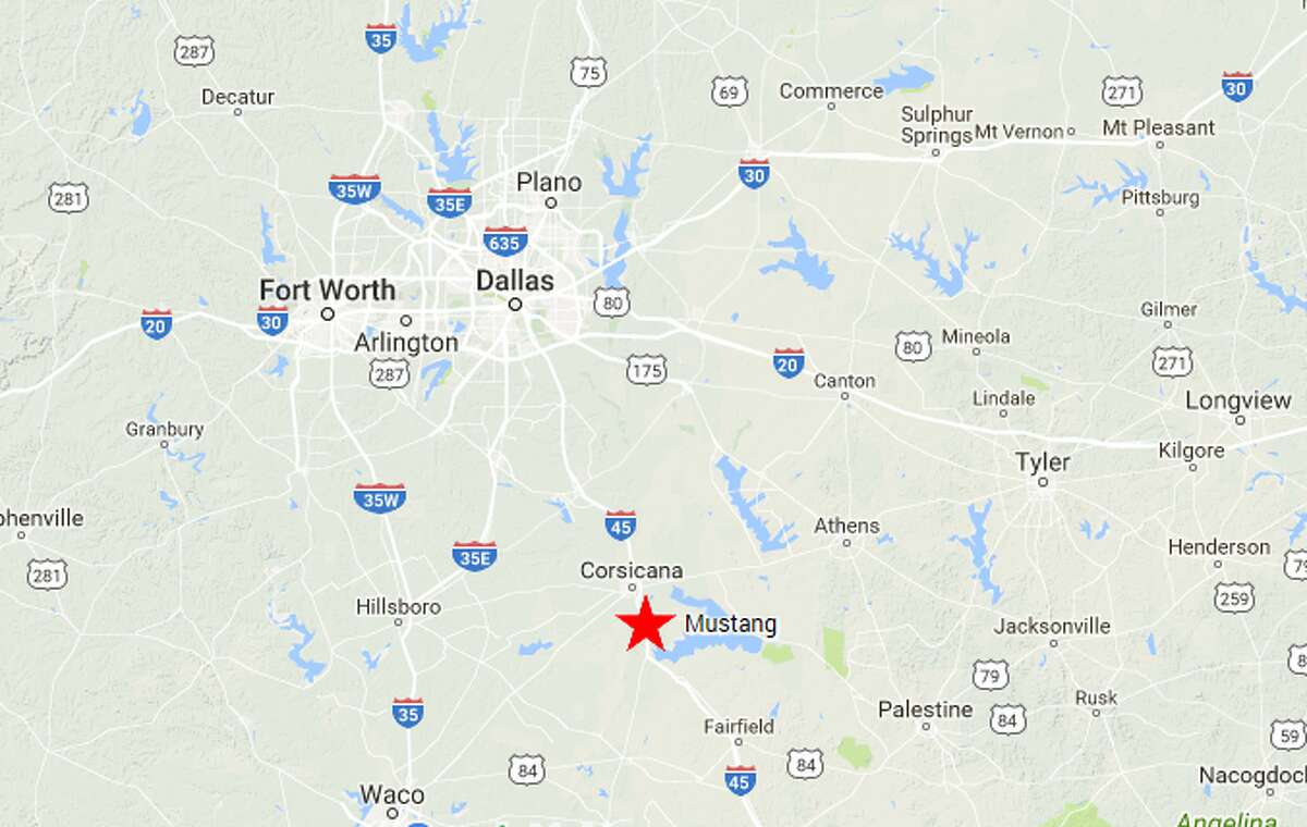 The Town of Mustang, Texas is on the market for $4 million. Mustang lies south of Dallas in Navarro County.