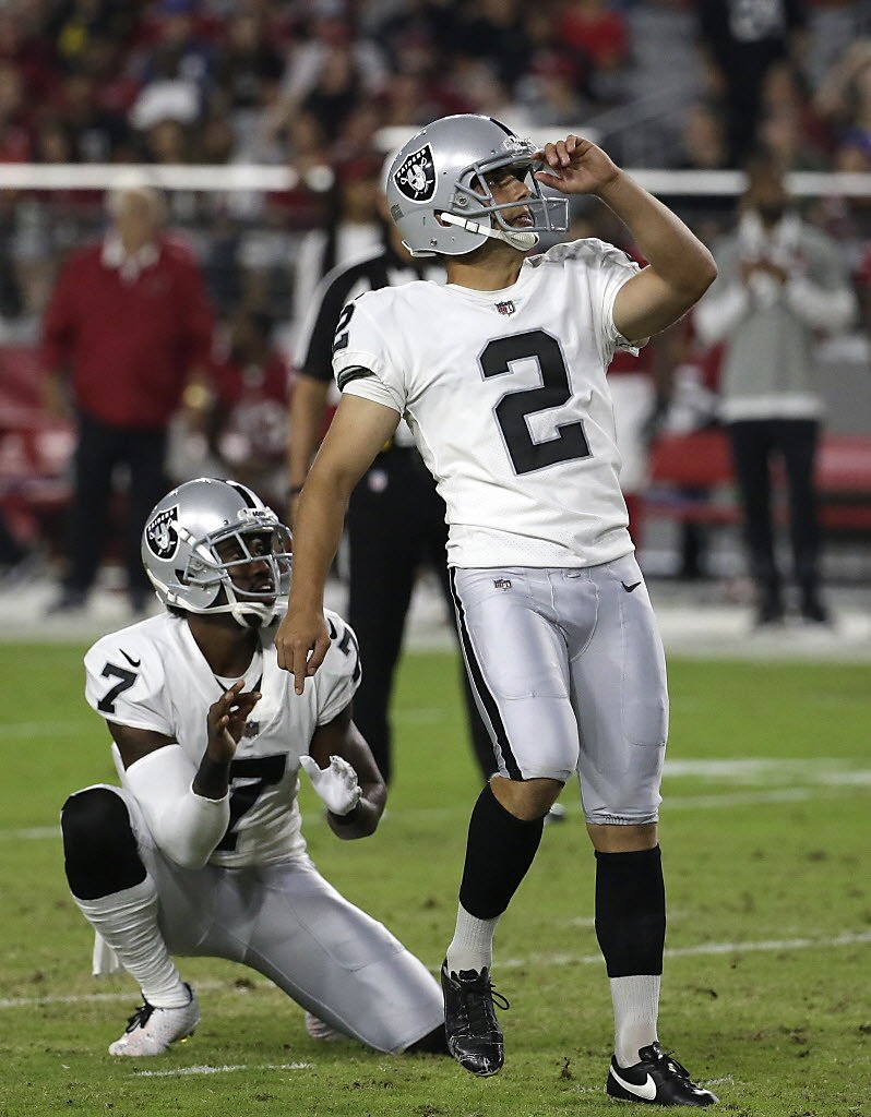 Raiders place kicker Sebastian Janikowski on IR; Giorgio Tavecchio will  kick against Titans on Sunday - Music City Miracles