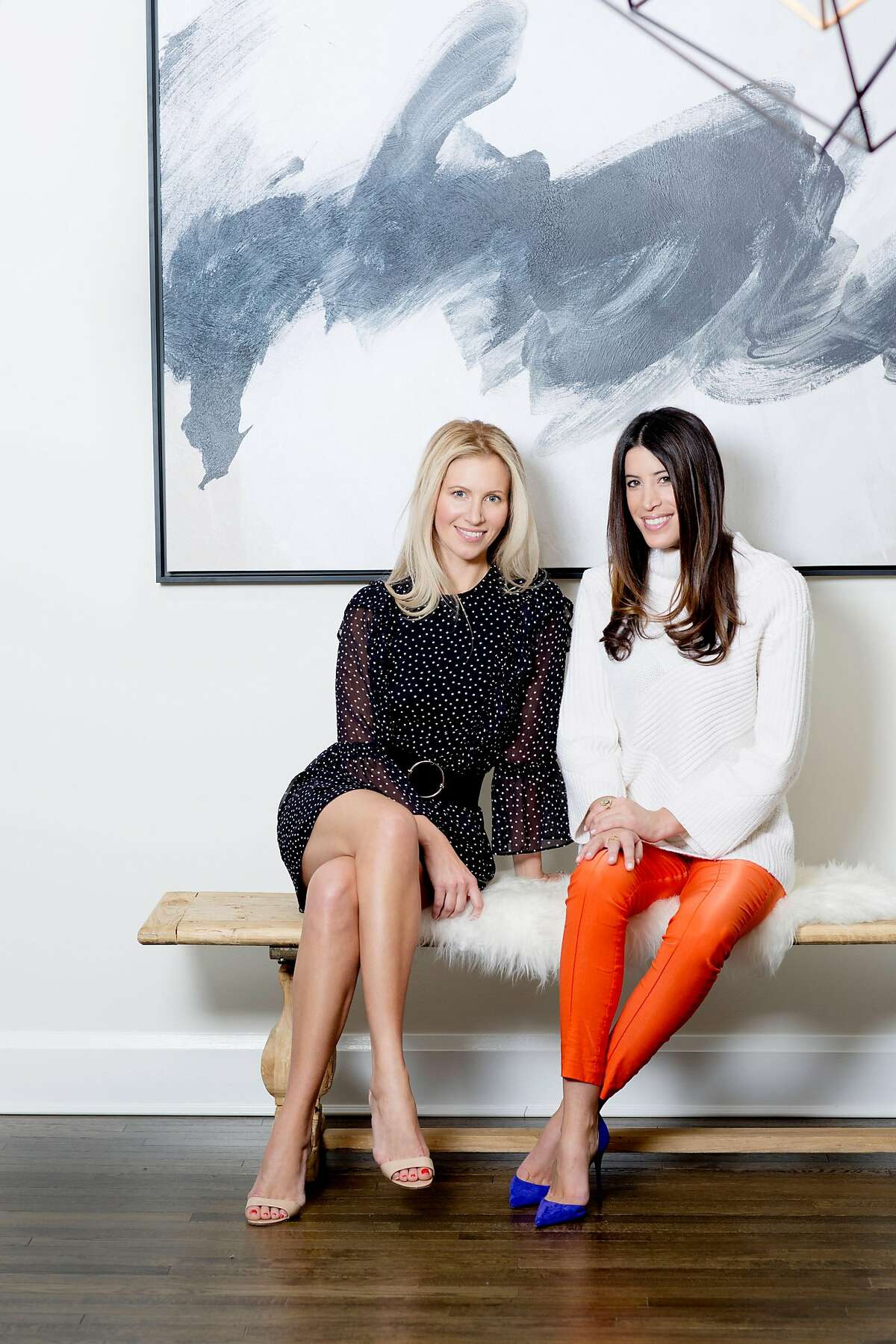 Nikki Lewis and Greta Tufvesson are the co-founders of the Bevy, an exclusive matchmaking service that started in New York in 2014 and recently expanded to San Francisco. (Lewis is brunette; Tufvesson is blond)