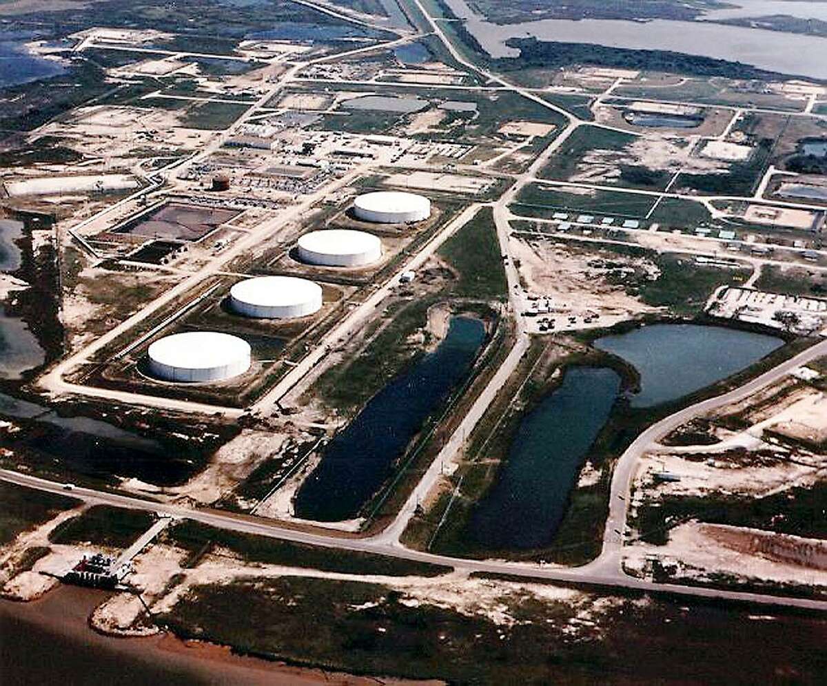 The Bryan Mound storage facility in Brazoria County, Texas. Bryan Mound is one of four Strategic Petroleum Reserve sites in the U.S.