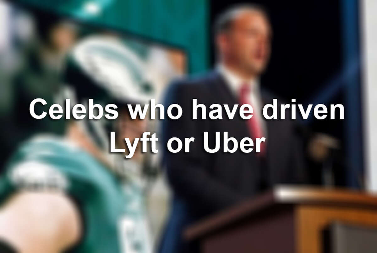 Celebrities who have driven Lyft or Uber.