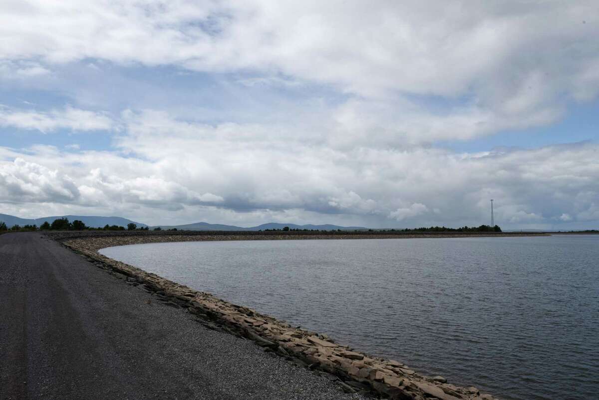 View of the upper reservoir for the New York Power Authority Blenheim-Gilboa Storage Power Project on Friday, Sept. 8, 2017, in Schoharie County, N.Y. (Will Waldron/Times Union)