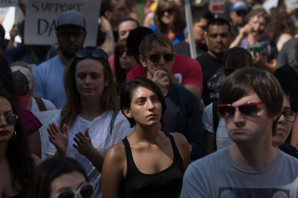 Oakland Protest Of Trumps Daca Decision Draws Hundreds