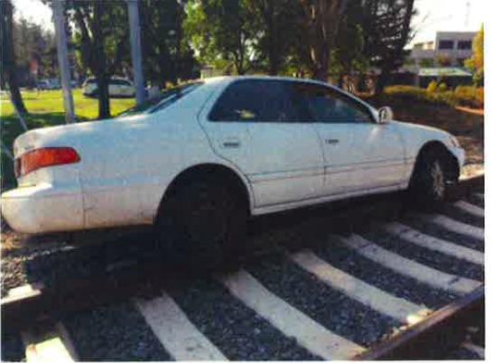 Woman suspected of DUI after driving on SMART train tracks