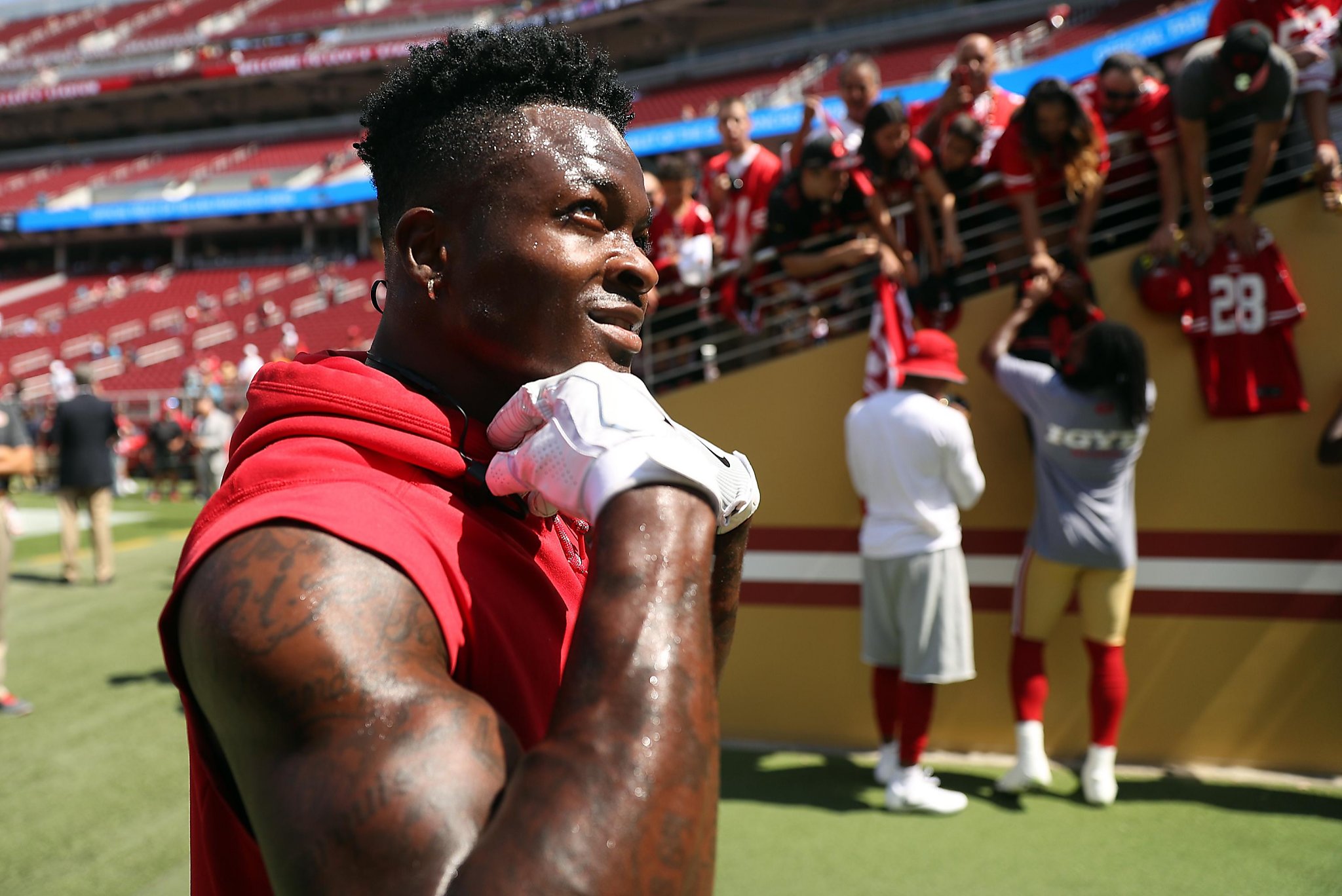 49ers Marquise Goodwin shares tragic news of son's death