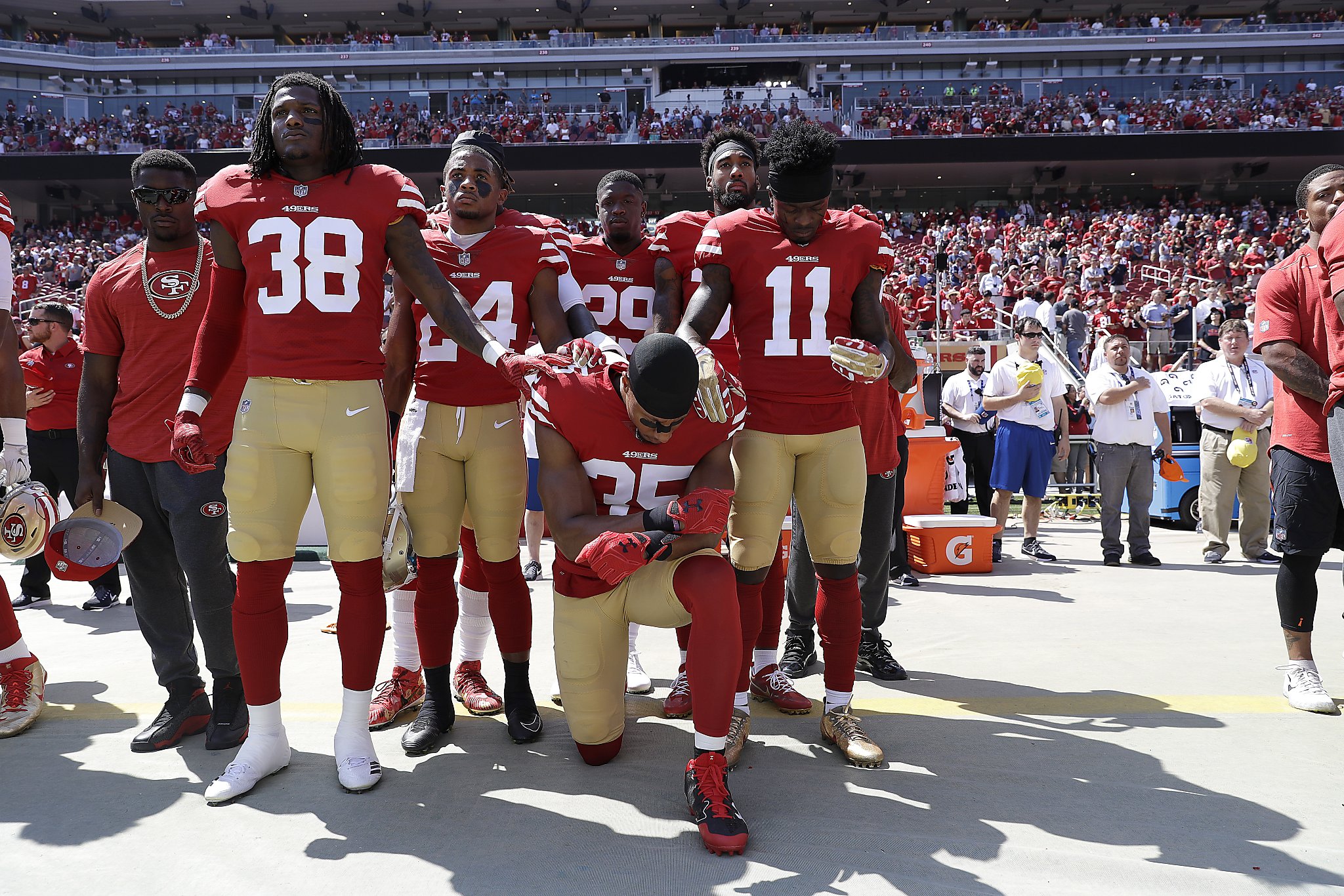 Best NFL Costume? Lil' Kaepernick. #HappyHalloween