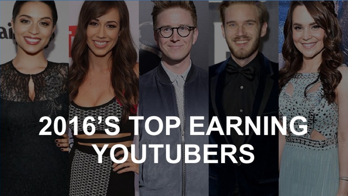 Forbes: The Top-earning YouTube Stars Of 2016