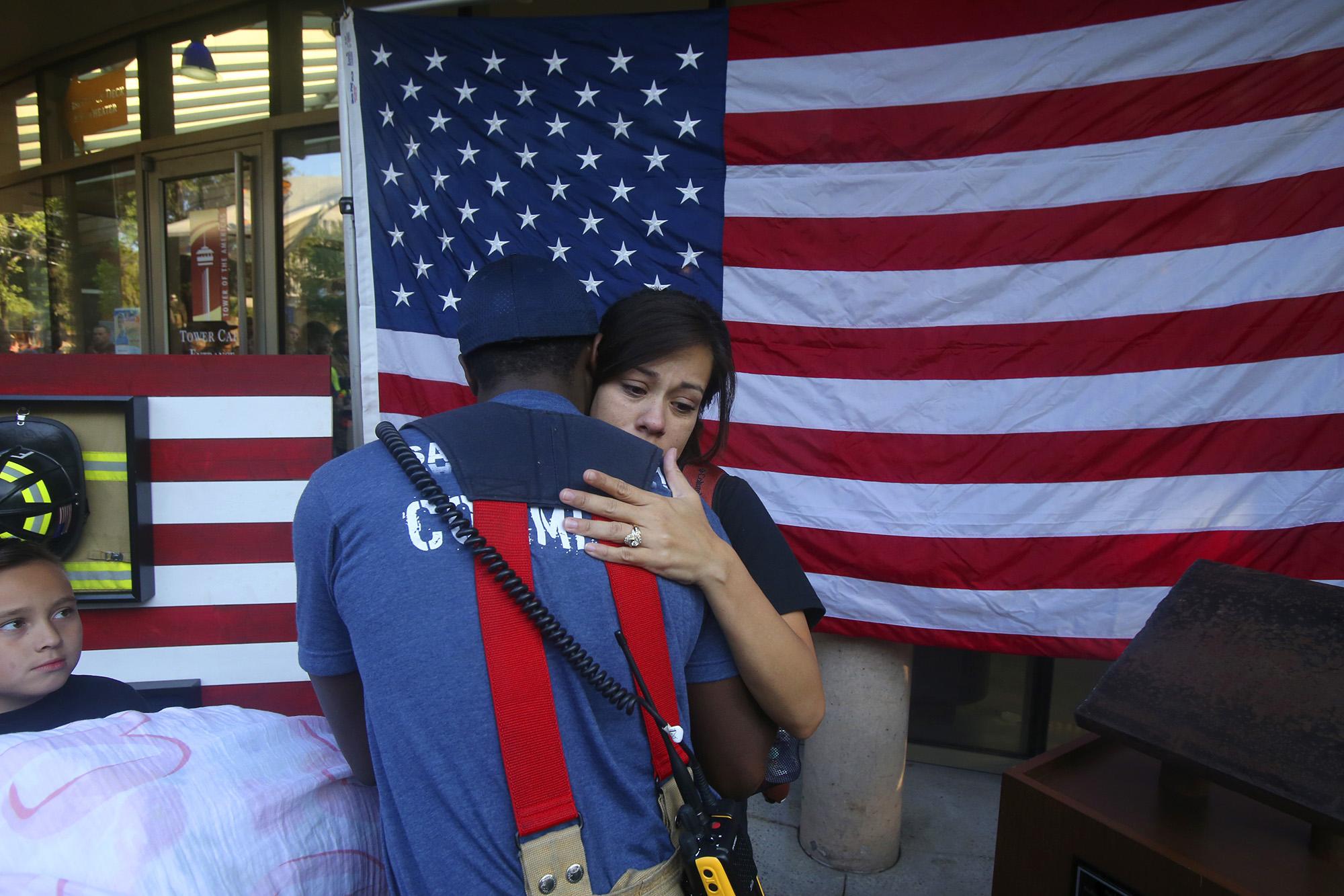 First Responders Honor 9/11 Fallen At Tower Of The Americas Climb