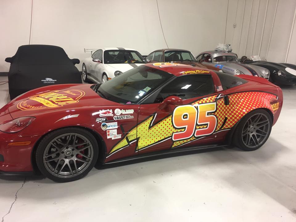 corvette c6 lightning mcqueen