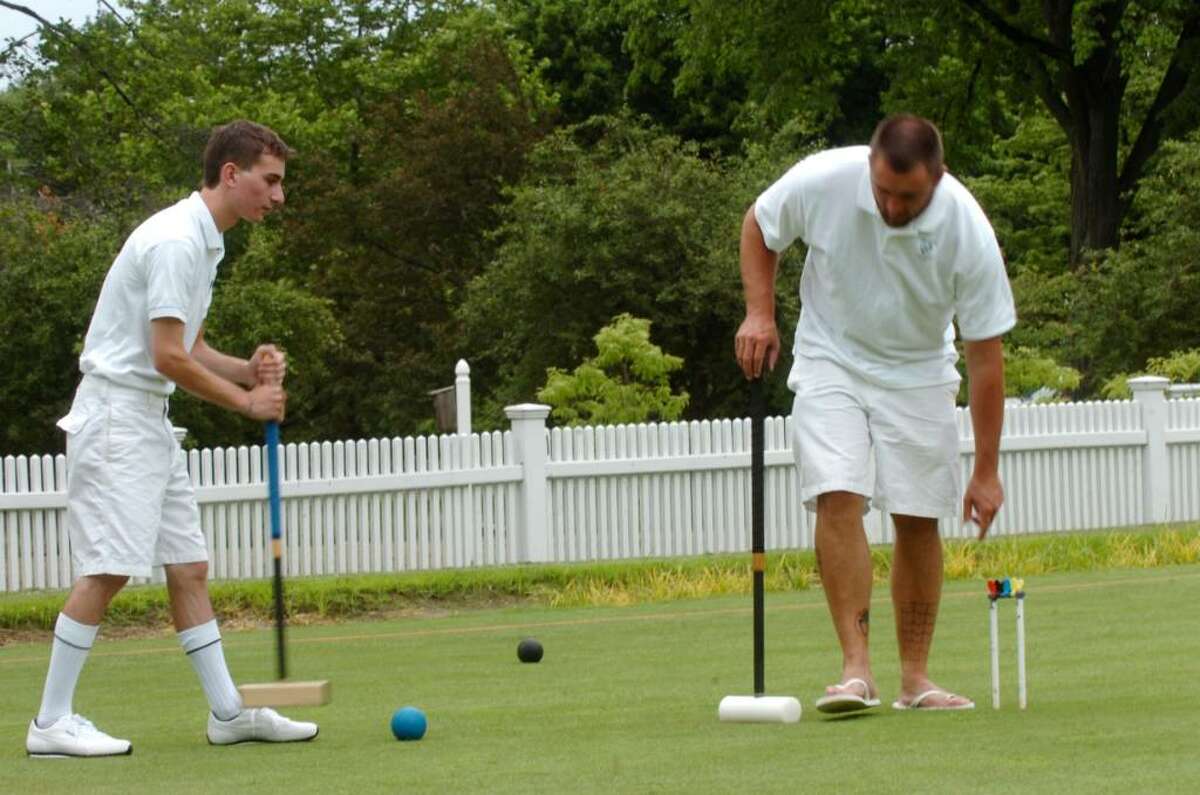 Croquet players take to the green for local tournament