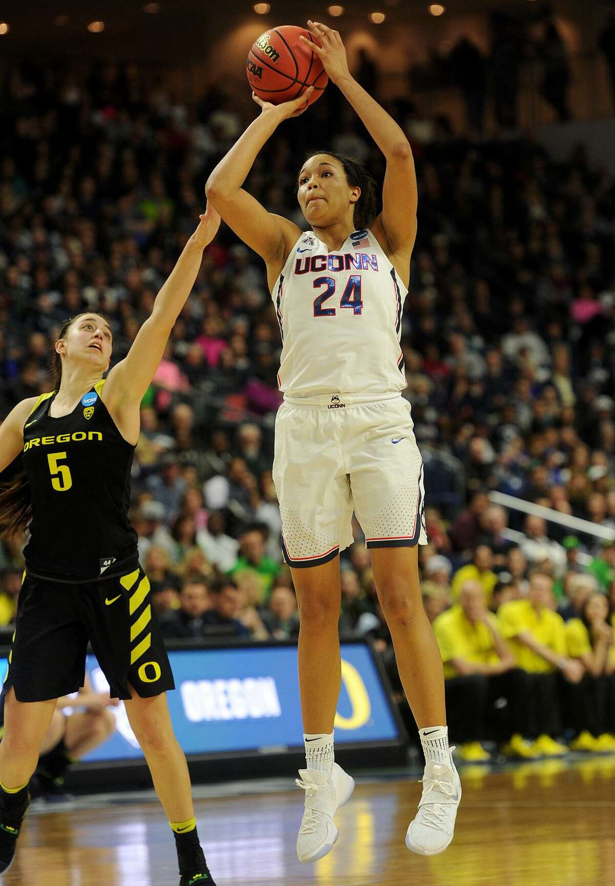UConn’s Napheesa Collier will step onto the Team USA basketball court later this month.