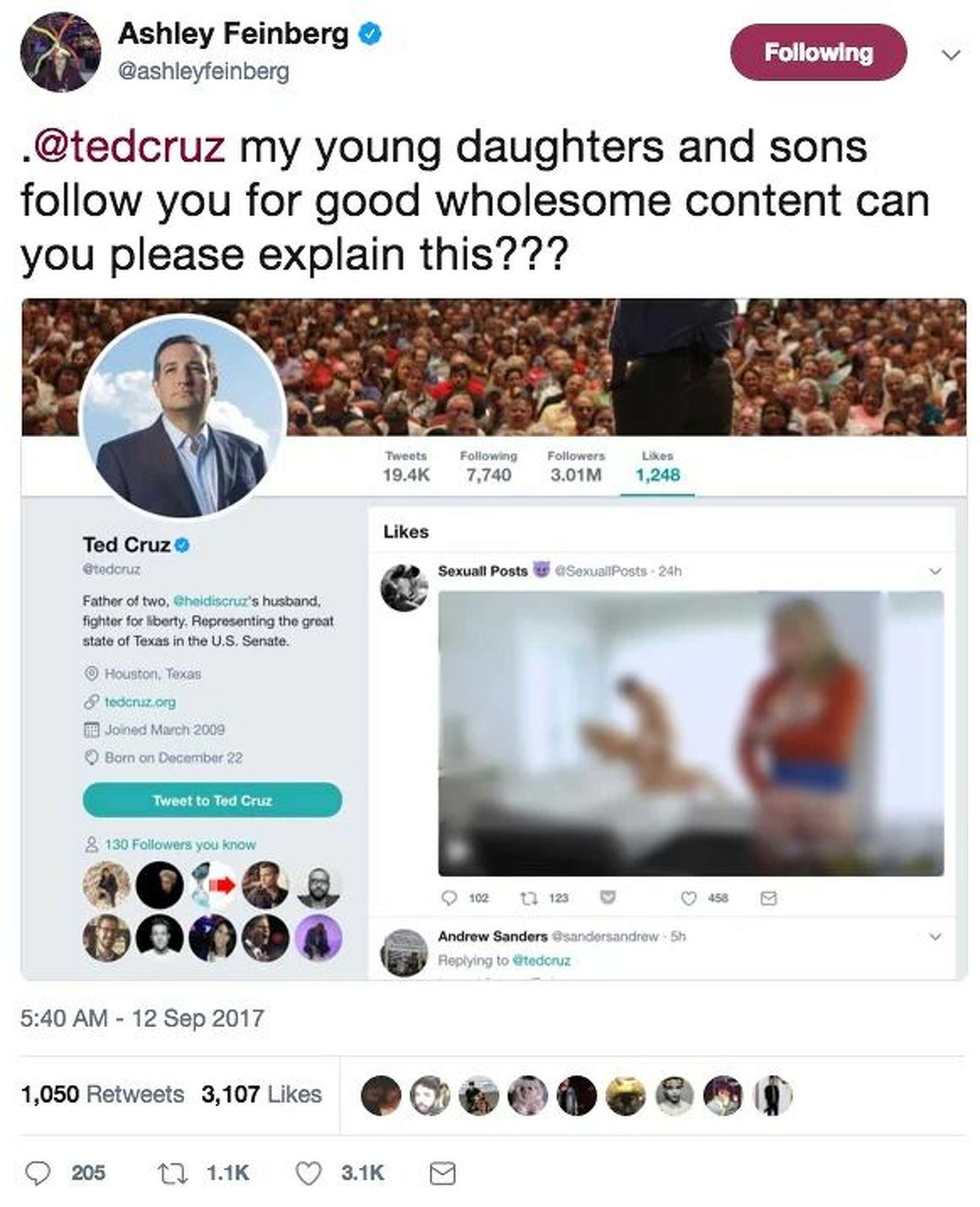 Meet the man behind the porn Twitter account Ted Cruz liked