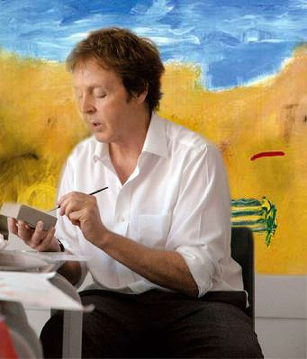 Paul McCartney painting.