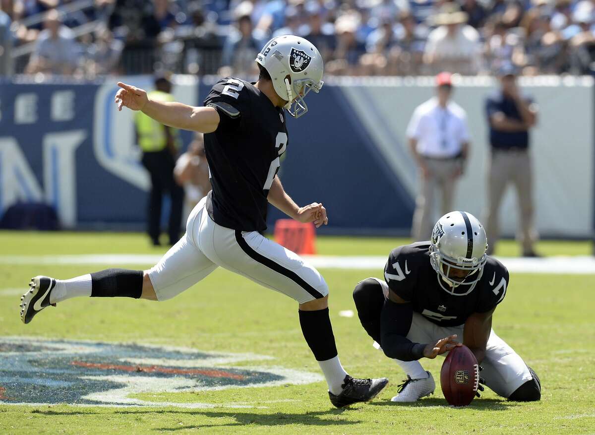 Persistence Pays Off For Raiders Kicker Tavecchio