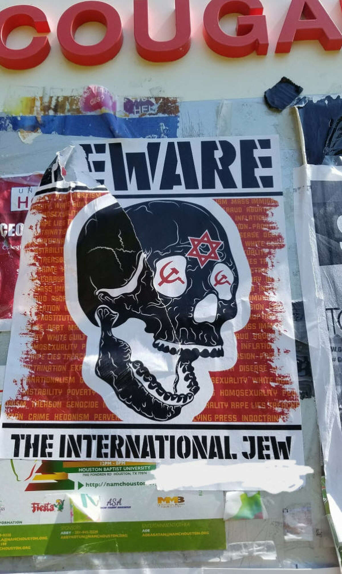 Vanguard America comes to Houston A University of Houston student reported finding "neo-Nazi propaganda" posters on the University of Houston campus in September 2017. The posters are linked to American Vanguard, a white supremacist group that posts fliers on college campuses across the country. Read more: Chron.com