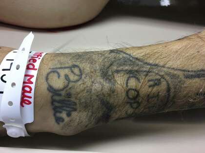 Man Who Killed San Antonio Police Officer Had A Sinister Tattoo Expressnews Com who killed san antonio police officer