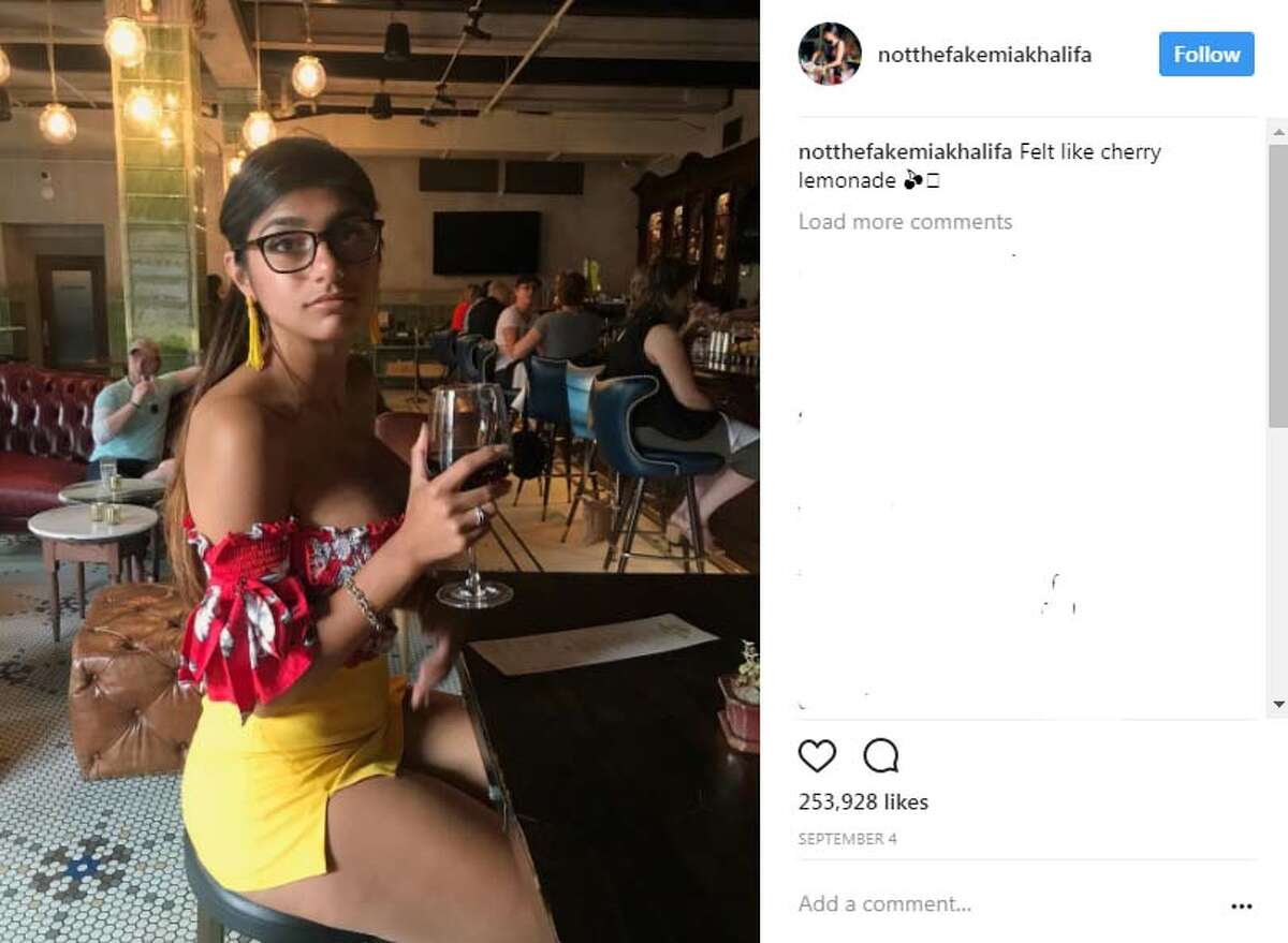 Photos from the official Instagram page of Mia Khalifa. 
