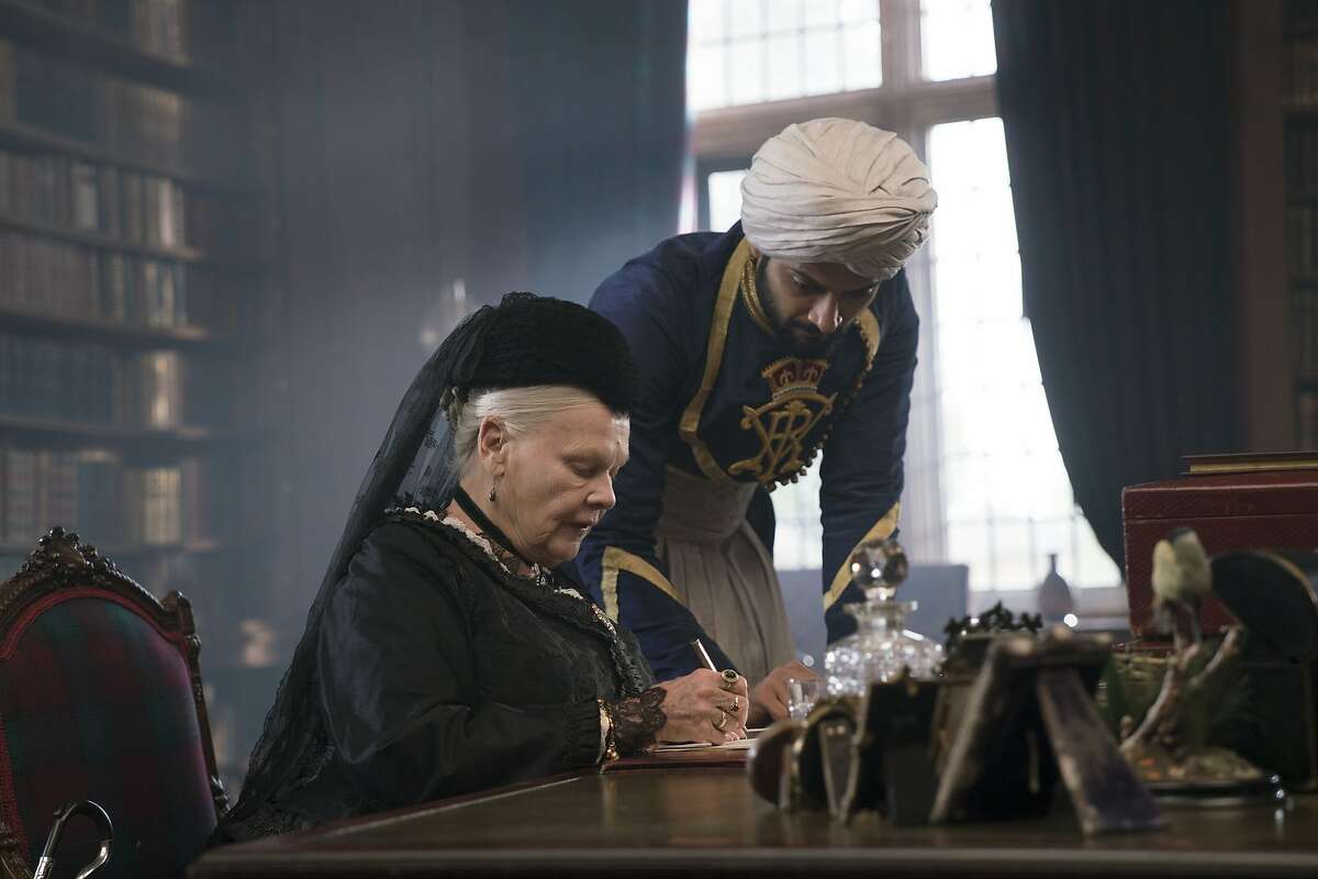 L-R Judi Dench and Ali Fazal in a scene from "Victoria and Abdul," opening at Bay Area theaters on Friday, September 29. Credit: Peter Mountain/Focus Features