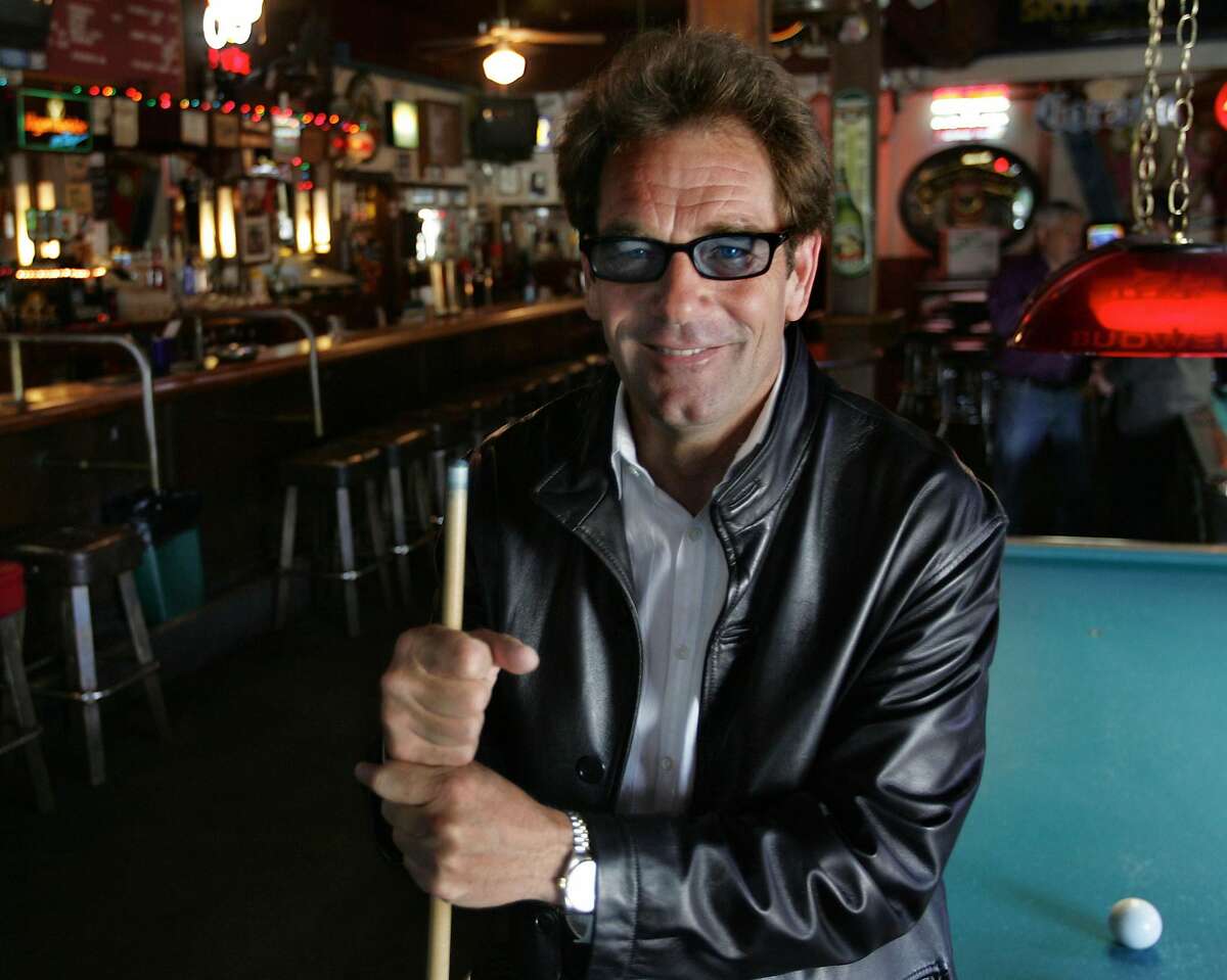 Huey Lewis at the "2am Club" in Mill Valley, Huey's old watering hole which the bar was featured on the cover of the Huey Lewis and the News LP "Sports." Huey Lewis and the News will be performing at the Marin County Fair the summer of 2005.