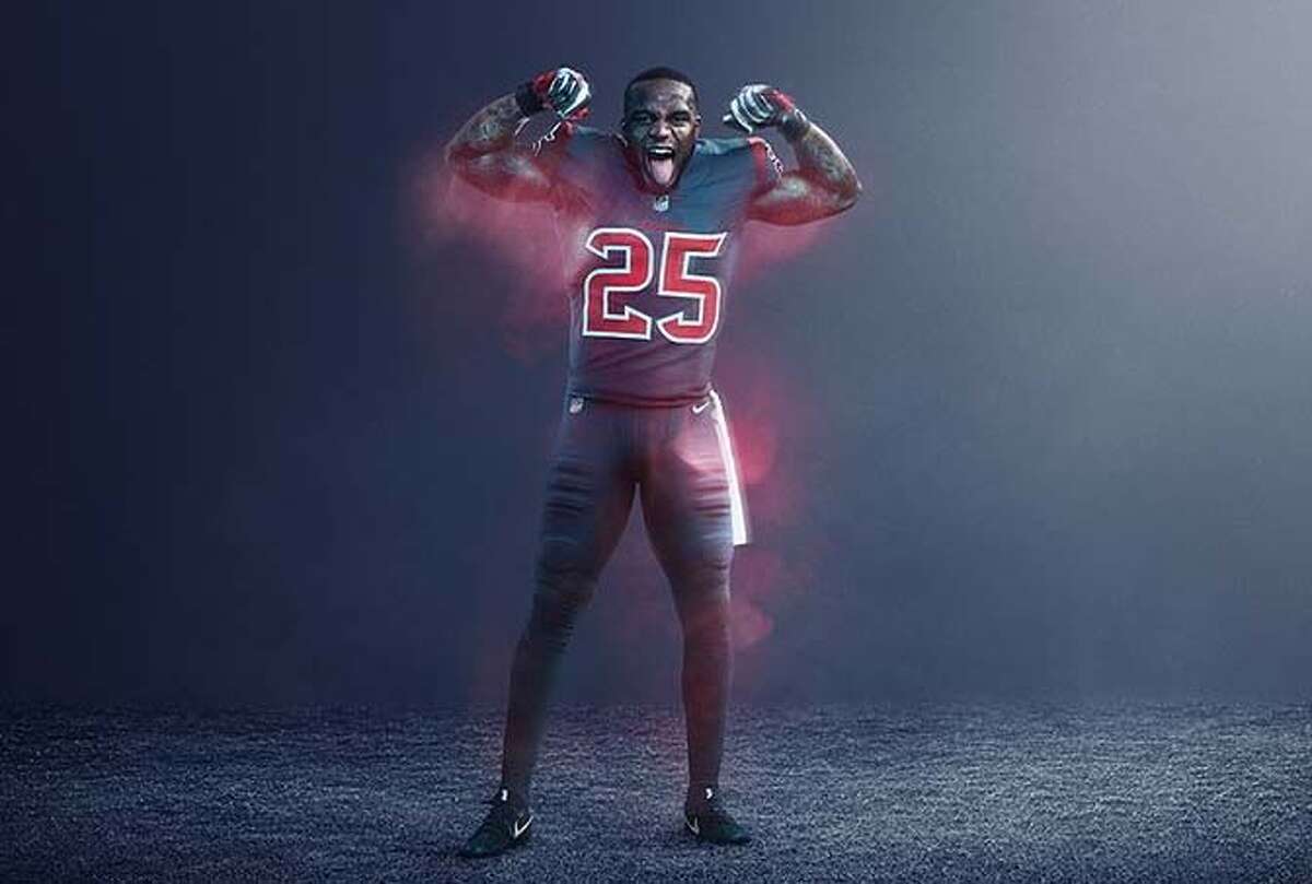 PHOTOS: A look at other NFL Color Rush uniforms The Houston Texans will wear these Color Rush jerseys against the Cincinnati Bengals on Thursday night. Browse through the photos above for a look at other Color Rush uniforms around the league.