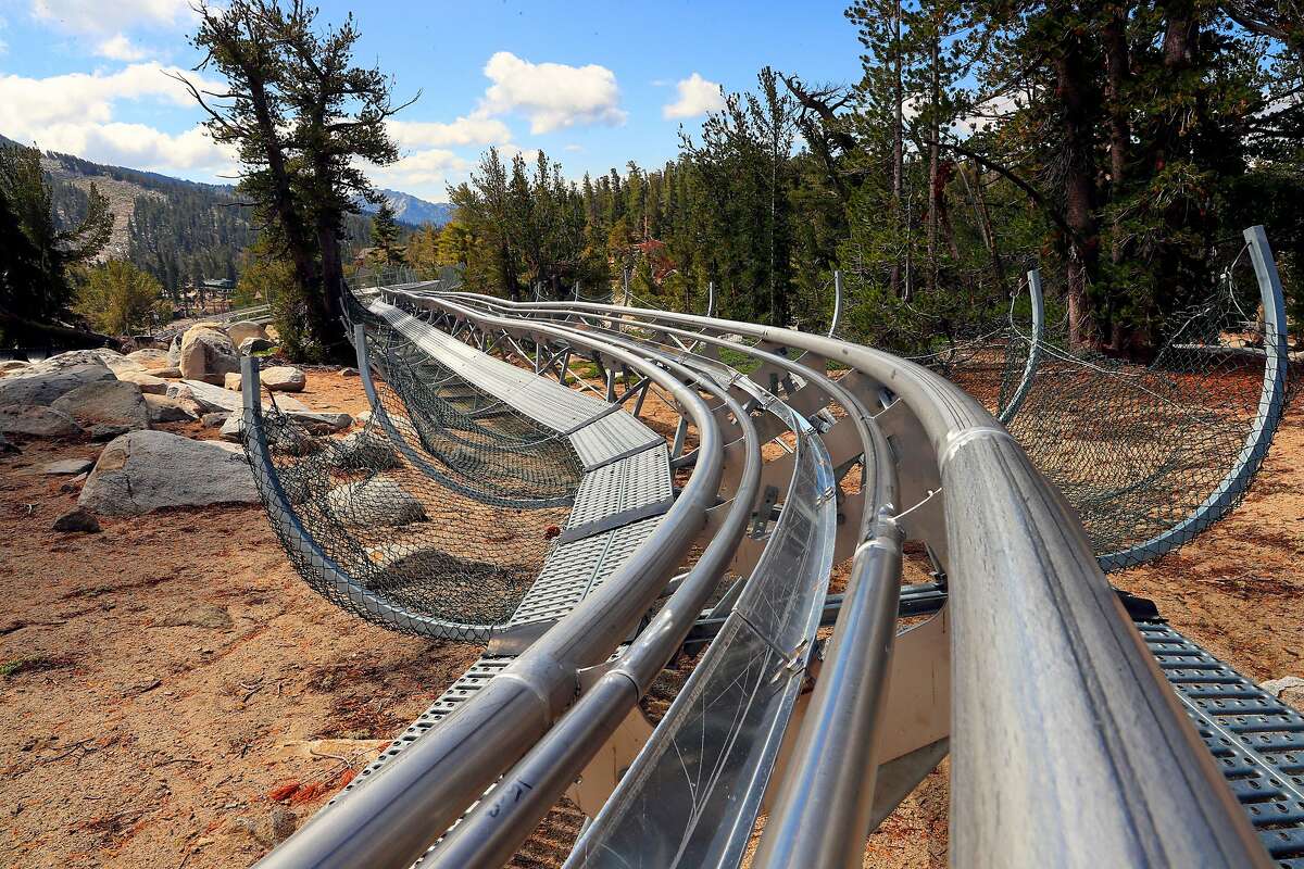 The twists and turns of the Ridge Runner Mountain Coaster one of the many summer activities at the Heavenly Mountain Resort Squaw Valley Ski Resort on Friday September 15, 2017, in South Lake Tahoe, Ca.