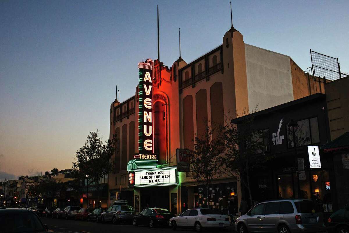 The Avenue Theater on San Bruno Avenue in the Portola neighborhood seen with it's new neon sign in San Francisco, Calif. Thursday, September 14, 2017.