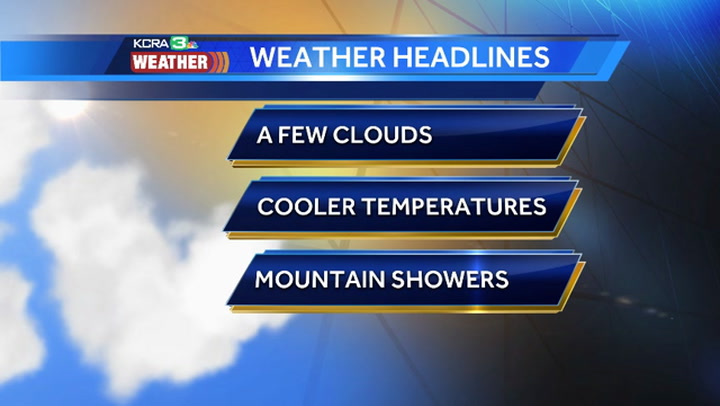 Bye, bye summer: Snow in the Sierra forecast for Thursday