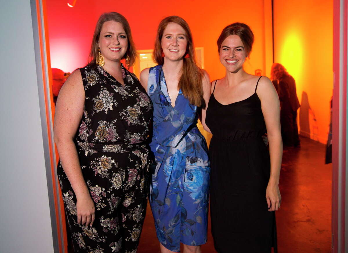 Andrea Condara, Anne Marie Thomeer and Victoria Ridgway during Martini Madness, a cocktail fundraiser benefitting Houston Center for Contemporary Craft on Sept. 15, 2017, in Houston.