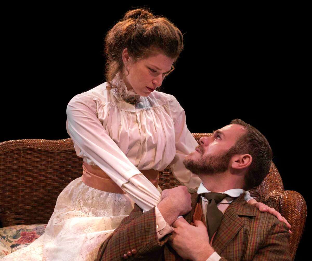 Tatyana (Megan Rodgers) and Yakov (Jacob Offen) in Main Street Theatre's "Enemies."