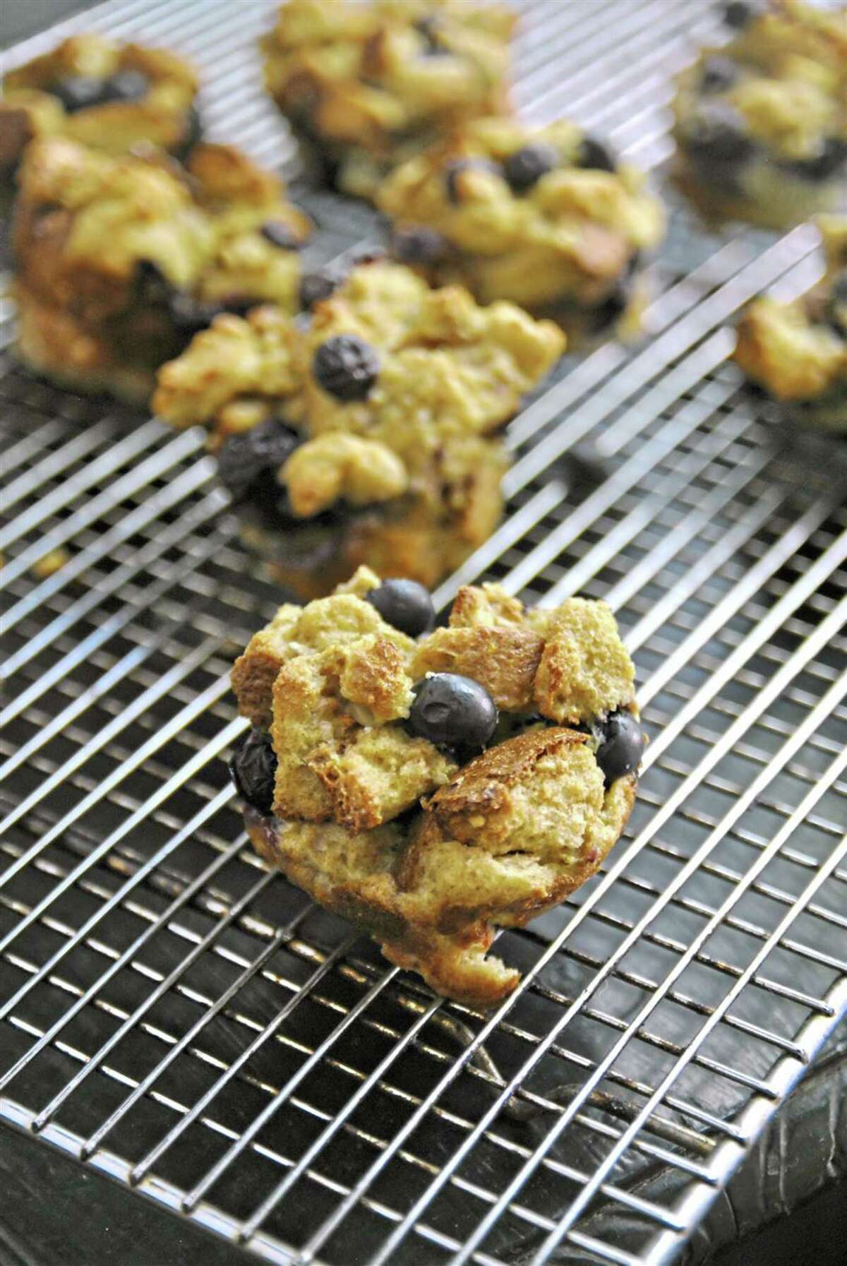 Blueberry Pie French Toast Muffins