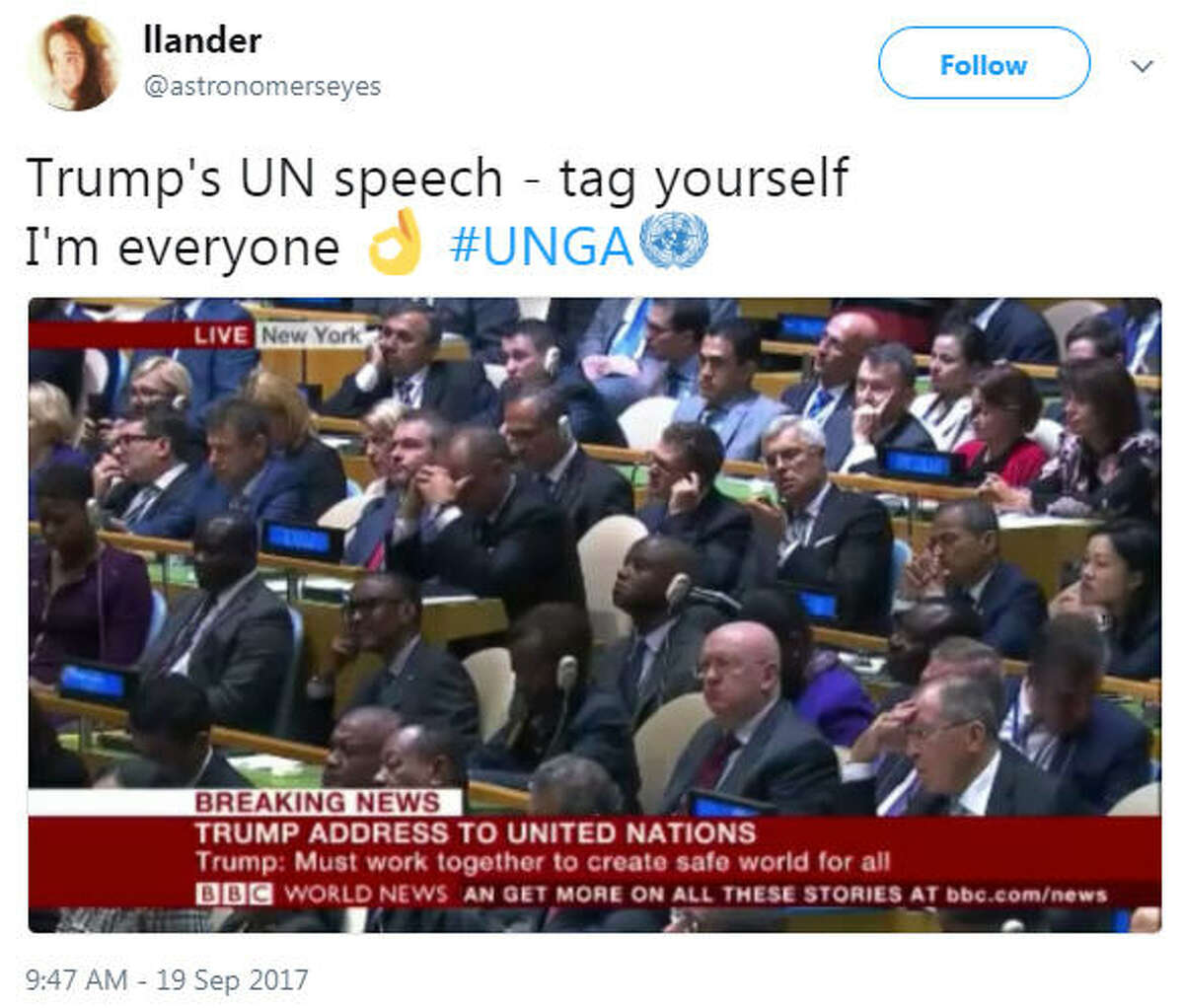 The internet reacts to President Trump's speech during United Nations ...