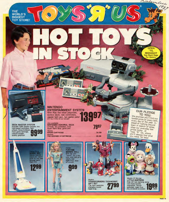 Toys R Us Catalog Shows The Hottest Toys Of 1987